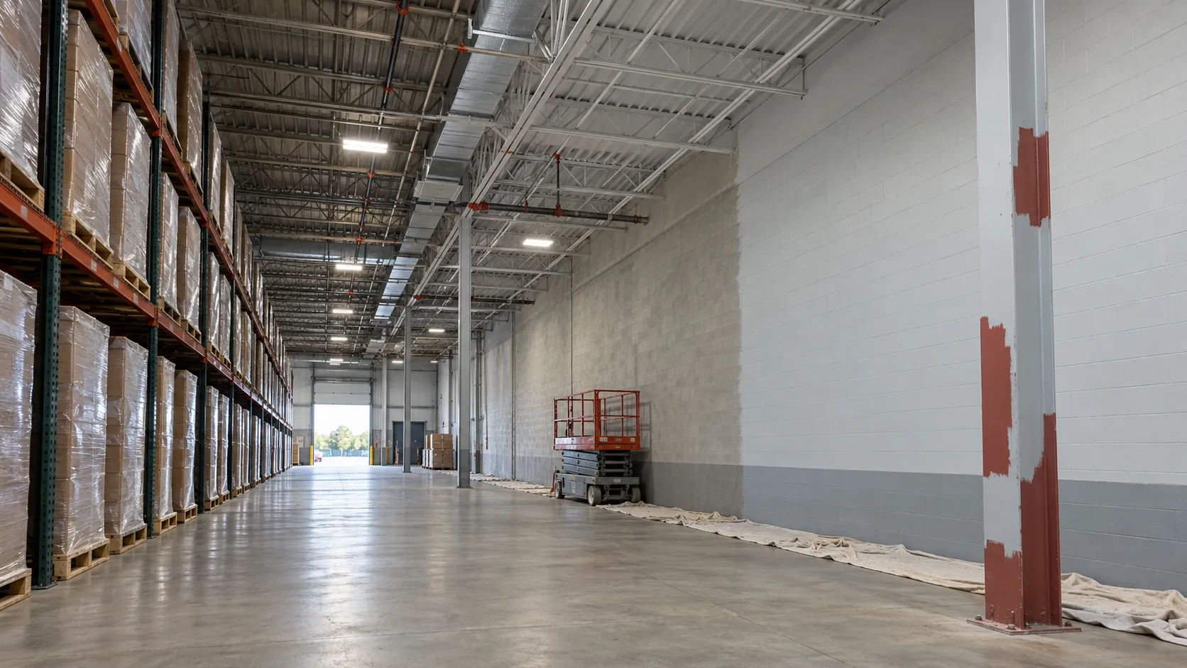 Industrial and Warehouse Painting in NJ: How a Repaint Is Specified, Scheduled and Judged