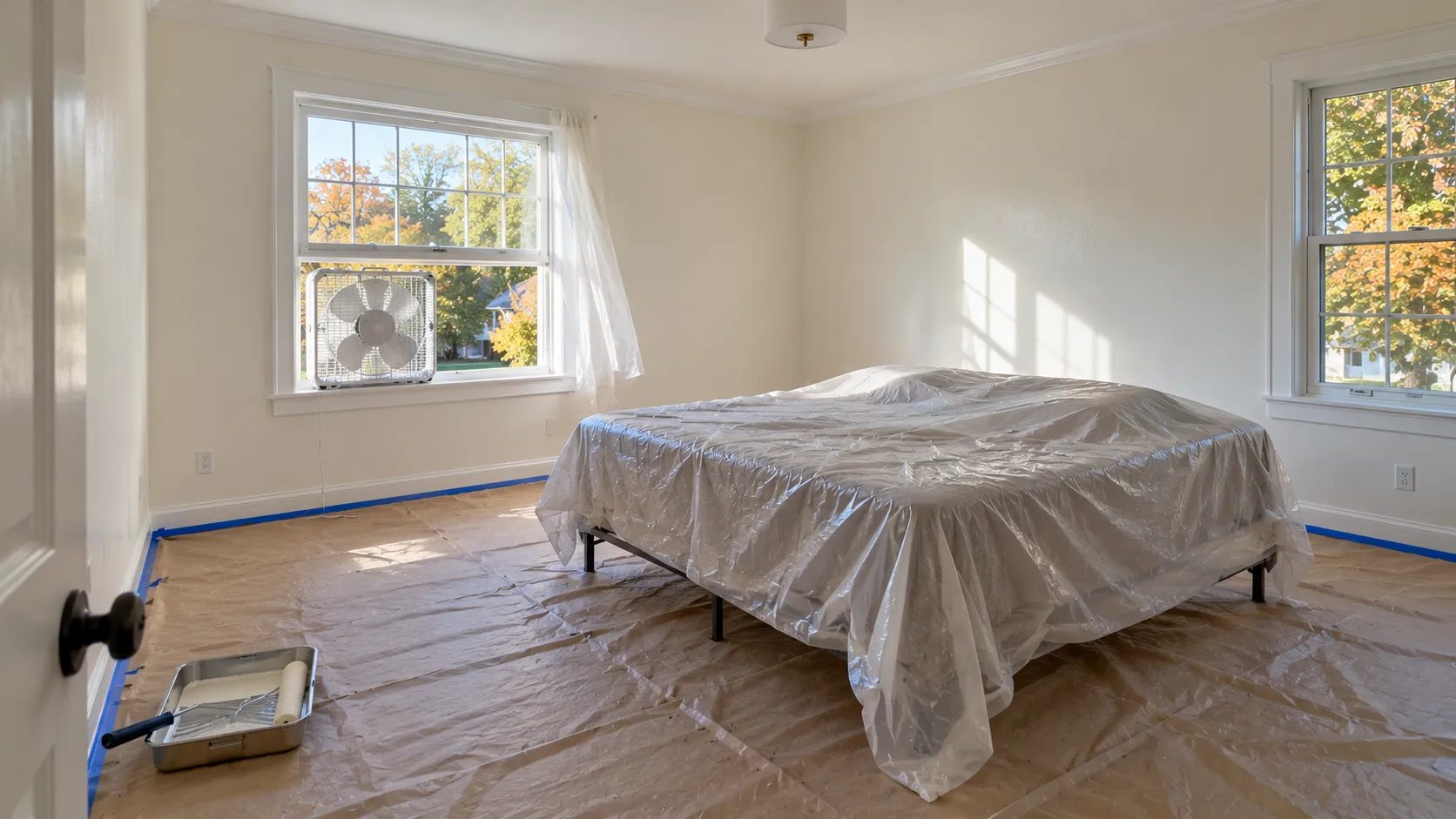Paint Fumes and VOCs: When Is It Safe to Sleep in a Freshly Painted Room?