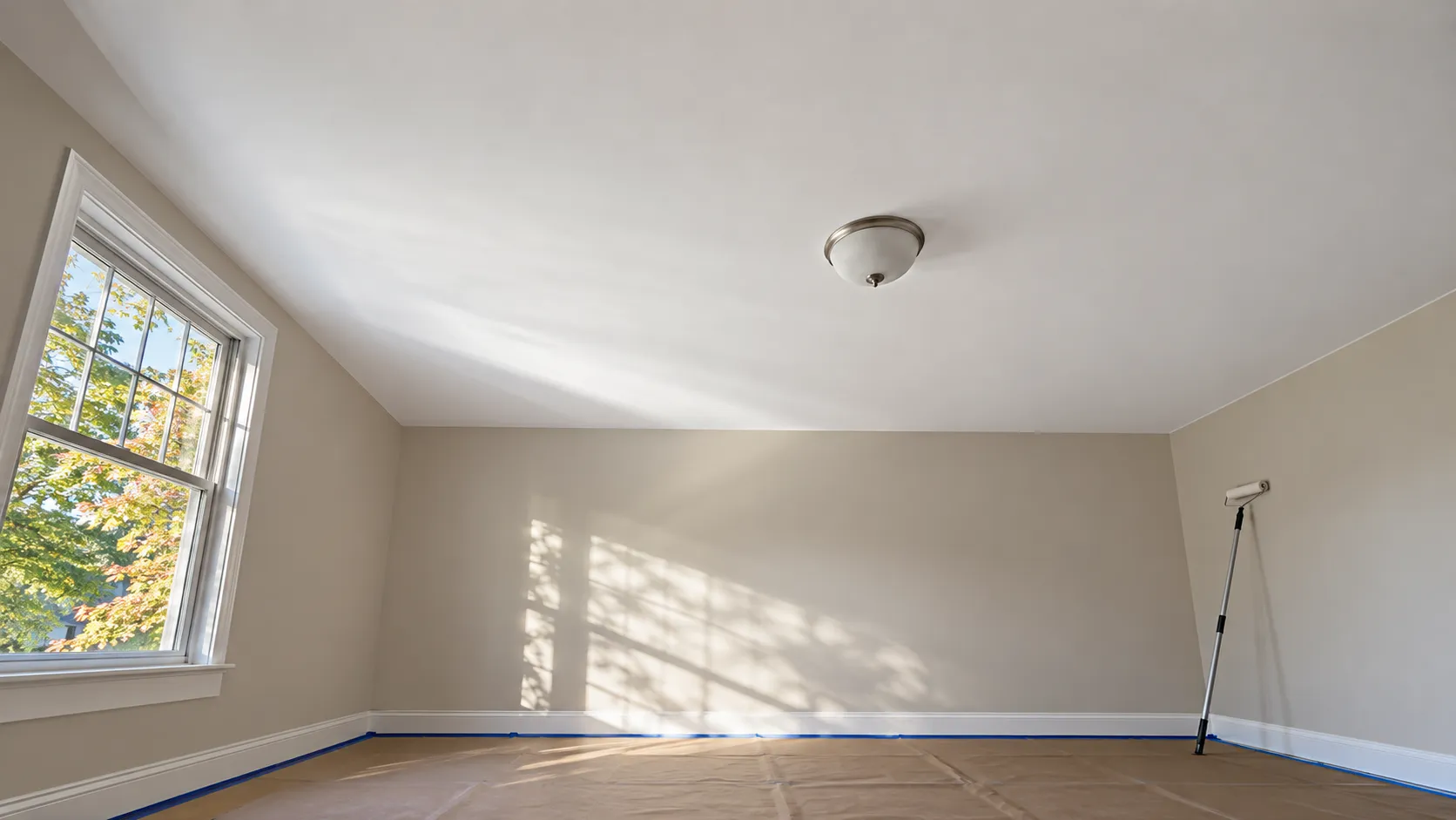 Painting Ceilings in NJ: Flat Paint, Roller Nap, Wet Edges, Water Stains and the Heights That Need a Pro