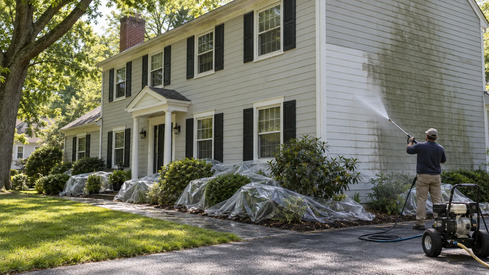 Power Washing Cost in NJ: How Much Does It Cost to Pressure Wash a House?