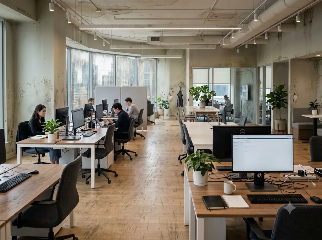 Before — Open-Plan Office